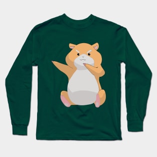 dabbing hamster Long Sleeve T-Shirt